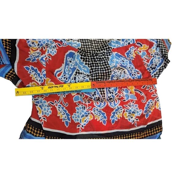 One World Live Let Live Top Womens Size Medium boho cottage hippie - Picture 7 of 8